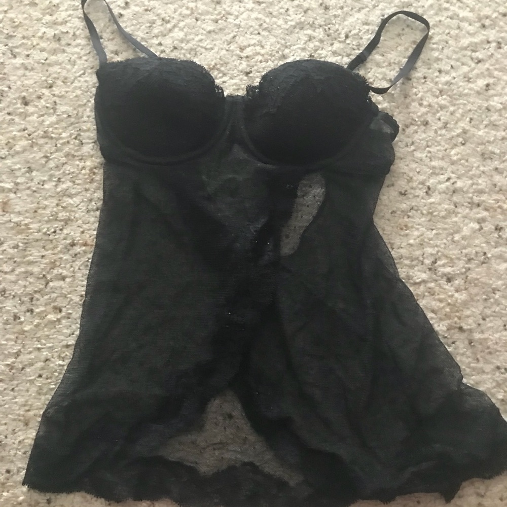 Black Victoria’s Secret lingerie